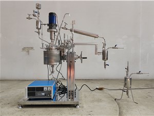 0.5L高溫不銹鋼手動(dòng)升降尼龍聚合實(shí)驗(yàn)釜已完工發(fā)往北京